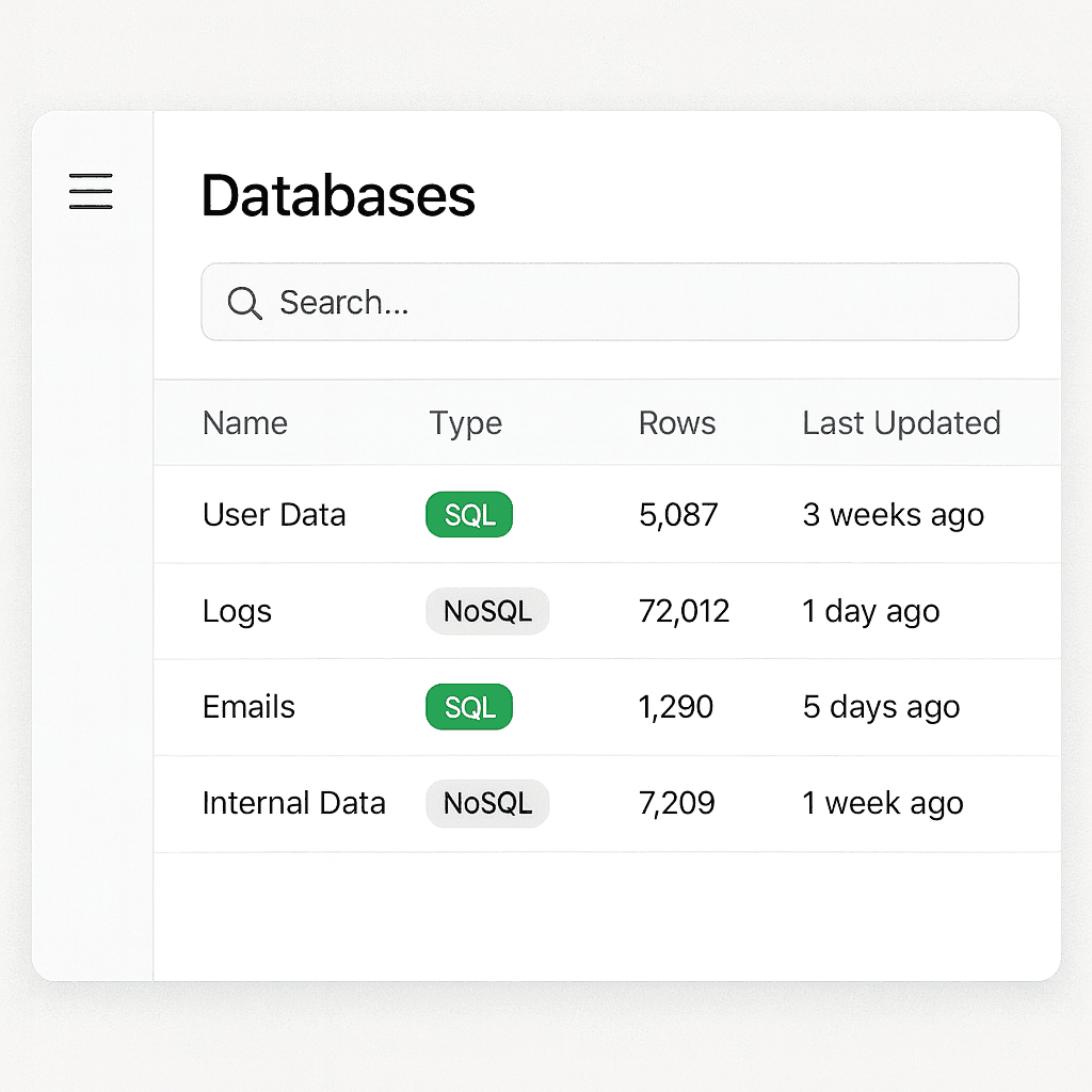 Enterprise database solution with data modeling, schema design, and multi-table relationship management
